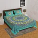 Green__Jaipuri bedsheet